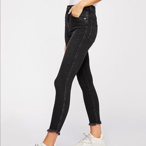 Free People Raw High-rise Jeans